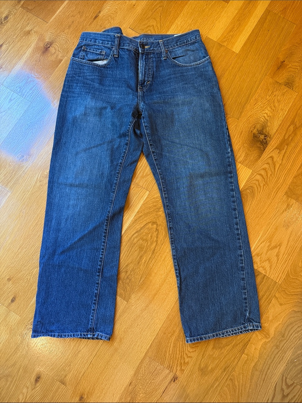 Classic Men's Straight-Leg Jeans in Dark Blue Old Navy 34/32